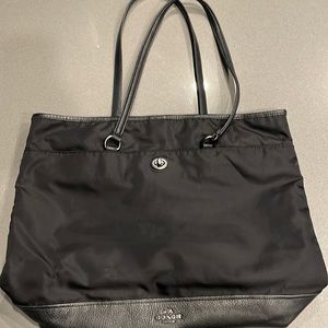 Coach nylon tote bag